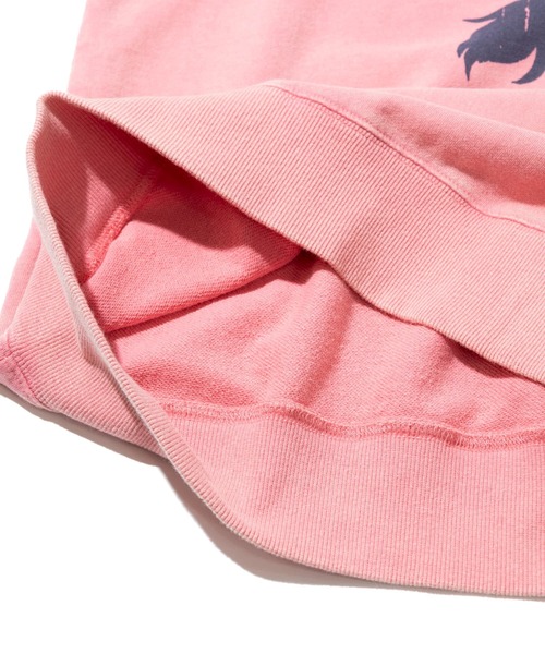 CUBE SUGAR(キューブシュガー)の「CUBE SUGAR/キューブシュガー 裏毛パウダー加工 ラグランPO(スウェット・レディース・ピンク/イエロー・FREE)」の8枚目の写真