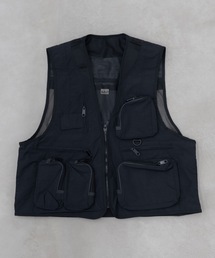 bashful base Oriental（バッシュフルベースオリエンタル）の「【bbO】ユーティリティマルチポケットナイロンベスト（ベスト）」