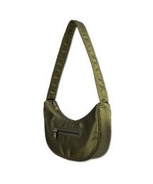 runningHIGH（ランニングハイ）の「ジッパーポイントミニホーボーバッグ[ライム]（ショルダーバッグ）」