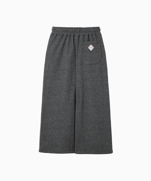 MENASOO(ミナス)の「Terry Fleece Long Skirt_Charcoal(スカート・レディース・チャコール・1/2)」の12枚目の写真