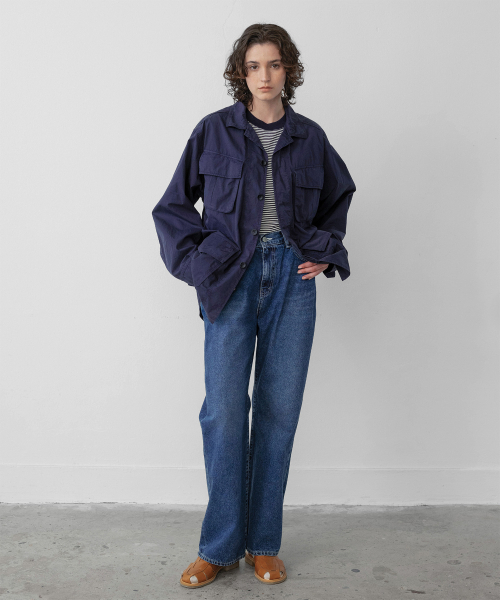 ANOTHER OFFICE WOMEN(アナザー オフィス ウーマン)の「Courtney Jeans (Deep Blue)(デニムパンツ・レディース・その他・S/M)」の1枚目の写真