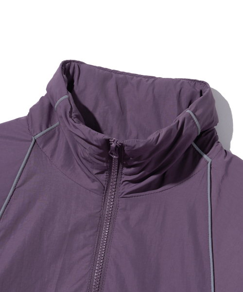 BROWNBREATH（ブラウンブレス）の「TAG NYLON TRACK JACKET - PURPLE（ナイロンジャケット・レディース・その他・S/M/L/XL）」の3枚目の写真