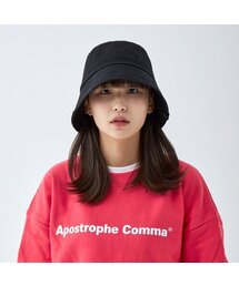 APOSTROPHE COMMA（アポストロフィコンマ）の「リバーシブルBKラベルバケットハット（ブラック）（ハット）」