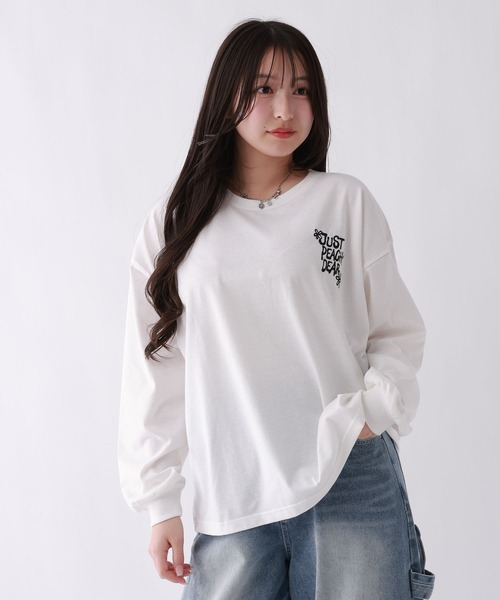 repipi armario（レピピ アルマリオ）の「【10デザイン】最強きゃわTee【WEB限定デザインあり】（Tシャツ/カットソー・キッズ・ピンク/ブラック系その他/ホワイト系その他/グレー系その他/スミクロ/ホワイト系その他2/ホワイト系その他3/ブラック系その他2/グレー系その他2/オフホワイト・SMALL/MEDIUM/LARGE）」の22枚目の写真