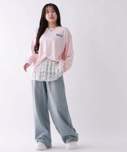 repipi armario（レピピ アルマリオ）の「【10デザイン】最強きゃわTee【WEB限定デザインあり】（Tシャツ/カットソー・キッズ・ピンク/ブラック系その他/ホワイト系その他/グレー系その他/スミクロ/ホワイト系その他2/ホワイト系その他3/ブラック系その他2/グレー系その他2/オフホワイト・SMALL/MEDIUM/LARGE）」の18枚目の写真