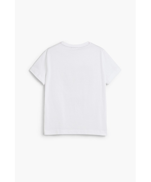 Desigual(デシグアル)の「ロゴハートグラフィックTシャツ 白(Tシャツ/カットソー・レディース・ホワイト・XS/S/M/L/XL)」の2枚目の写真