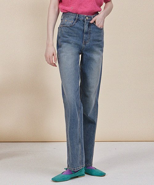 HAINT(ヘイント)の「ティガンサセンステッチワイドデニム(デニムパンツ・レディース・その他・M/S/L)」の2枚目の写真