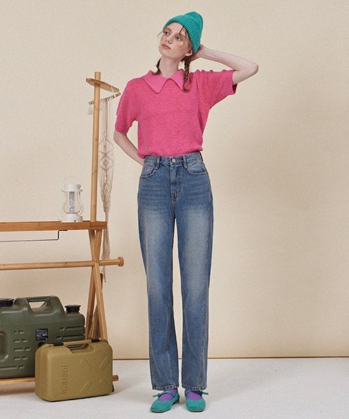 HAINT(ヘイント)の「ティガンサセンステッチワイドデニム(デニムパンツ・レディース・その他・M/S/L)」の3枚目の写真