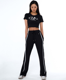 HUGVONE（ハグボーン）の「リブドパンツ2カラー（スウェットパンツ）」