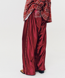 HANDSTITCH LINE TRACK PANTS WINE