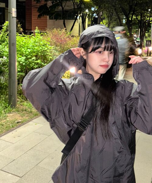 LMCの「OVAL GLOBE LIGHT WEIGHT JACKET charcoal(ナイロンジャケット・レディース・その他・S/M/L)」の9枚目の写真