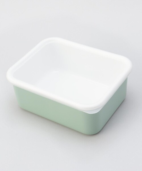 212 KITCHEN STORE（トゥワントゥキッチンストア）の「富士ホーロー深型角容器 ヴィンテージグリーン L ＜212Kオリジナル＞（キッチンツール・レディース・その他・00）」の2枚目の写真