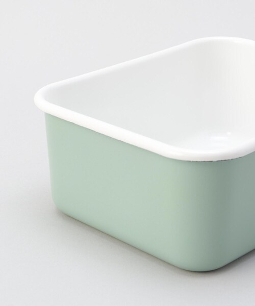 212 KITCHEN STORE（トゥワントゥキッチンストア）の「富士ホーロー深型角容器 ヴィンテージグリーン L ＜212Kオリジナル＞（キッチンツール・レディース・その他・00）」の5枚目の写真