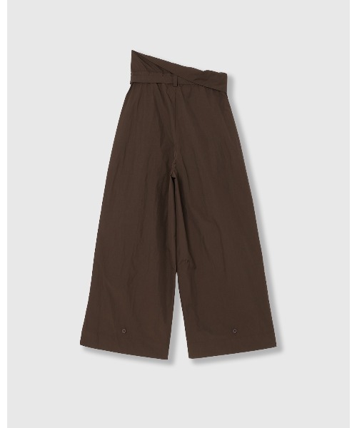 THINGS THAT MATTER(シングス ザット マター)の「WORK TAFFETA PANTS / ワーク タフタ パンツ(その他パンツ・レディース・ブラウン/ホワイト/ブラック・FREE)」の14枚目の写真