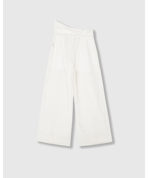 THINGS THAT MATTER(シングス ザット マター)の「WORK TAFFETA PANTS / ワーク タフタ パンツ(その他パンツ・レディース・ブラウン/ホワイト/ブラック・FREE)」の10枚目の写真