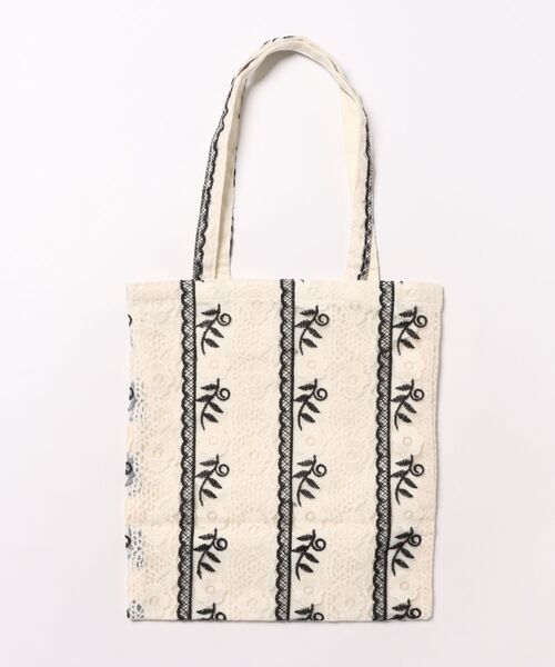 VIBGYOR(ヴィブジョー)の「Liaa/レース 刺繍 トートバッグ A18749(トートバッグ・レディース・その他3/その他2/その他1・FREE)」の8枚目の写真