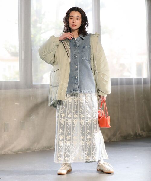 Green　Parks（グリーンパークス）の「ソフトコンビスニーカー（スニーカー・レディース・ライトグレー/ベージュ・L/M/S）」の6枚目の写真