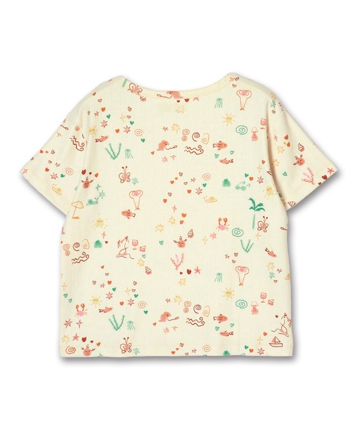 Common Noun(コモン ナウン)の「“SEA” Aimi Odawara 針抜き半袖トップス(Tシャツ/カットソー・レディース・サックスブルー/イエロー・M)」の6枚目の写真