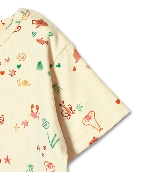 Common Noun(コモン ナウン)の「“SEA” Aimi Odawara 針抜き半袖トップス(Tシャツ/カットソー・レディース・サックスブルー/イエロー・M)」の10枚目の写真