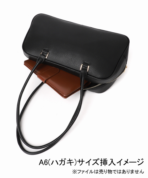 SLOBE IENA（スローブイエナ）の「《追加》SLOBE ロングハンドルボストン（ボストンバッグ・レディース・キャメル/ブラック・FREE）」の21枚目の写真