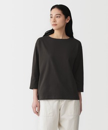 七分袖」に該当するレディースのTシャツ/カットソー（グレー/灰色系