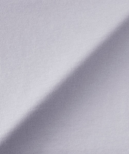 無印良品（ムジルシリョウヒン）の「婦人　天竺編みボートネック七分袖Ｔシャツ（Tシャツ/カットソー・レディース・ブラック/スモークピンク/オレンジ/ダークグレー/ライトパープル/ホワイト/ライトグレー・S/M/L/XL）」の11枚目の写真