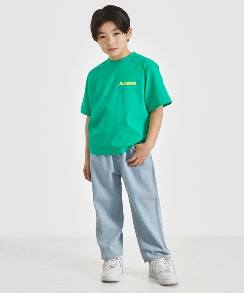 XLARGE KIDS（エクストララージキッズ）の「ヒップパッチロゴ デニムパンツ（デニムパンツ・キッズ・ブルー/ライトブルー・120cm/90cm/140cm/130cm/110cm/100cm）」の21枚目の写真