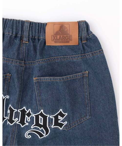 XLARGE KIDS(エクストララージキッズ)の「ヒップパッチロゴ デニムパンツ(デニムパンツ・キッズ・ブルー/ライトブルー・120cm/90cm/140cm/130cm/110cm/100cm)」の11枚目の写真