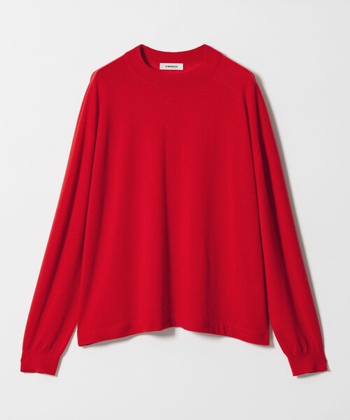BEAUTY&amp;YOUTH ビューティアンドユース ニット レッド サイズ:M(Mens) | クルーネックカシミヤニット | プルオーバー 長袖 ラグラン ハイゲージ ホールガーメント編み | 日本製 | トップス セーター【レディース】【中古】 BEAUTY&YOUTH UNITED ARROWS（ビューティーアンドユースユナイテッド