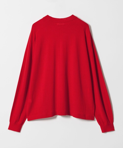 BEAUTY&YOUTH UNITED ARROWS（ビューティーアンドユースユナイテッドアローズ）の「＜OWNESS＞18ゲージ カシミヤ クロップド クルーネック ニット（ニット/セーター・メンズ・レッド/ダークブラウン・S/M/L）」の14枚目の写真