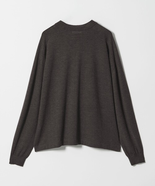 BEAUTY&YOUTH UNITED ARROWS（ビューティーアンドユースユナイテッドアローズ）の「＜OWNESS＞18ゲージ カシミヤ クロップド クルーネック ニット（ニット/セーター・メンズ・レッド/ダークブラウン・S/M/L）」の20枚目の写真