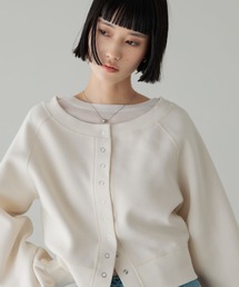 LOWRYS FARM | リバーシブルオフショルウラケプルオーバー 642095(スウェット)