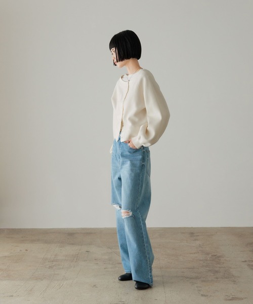 LOWRYS FARM（ローリーズファーム）の「リバーシブルオフショルウラケプルオーバー 642095（スウェット・レディース・ホワイト/イエロー/ブラック・FREE）」の17枚目の写真