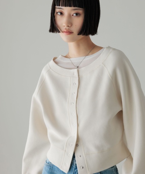 LOWRYS FARM（ローリーズファーム）の「リバーシブルオフショルウラケプルオーバー 642095（スウェット・レディース・ホワイト/イエロー/ブラック・FREE）」の20枚目の写真