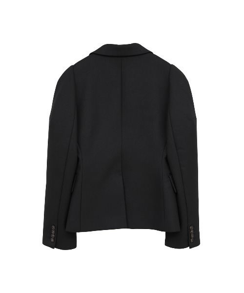 CLANE（クラネ）の「SCULPTED SLEEVE COMPACT JACKET（テーラードジャケット・レディース・ブラック/ベージュ・1/2）」の19枚目の写真