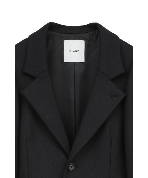 CLANE（クラネ）の「SCULPTED SLEEVE COMPACT JACKET（テーラードジャケット・レディース・ブラック/ベージュ・1/2）」の20枚目の写真
