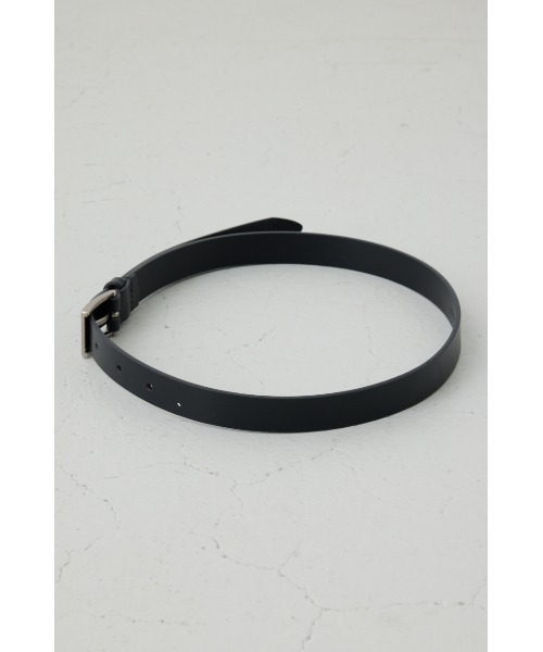AZUL by moussy（アズールバイマウジー）の「スクエアバックルレザーベルト（ベルト・レディース・ブラック/ブラウン・FREE）」の5枚目の写真