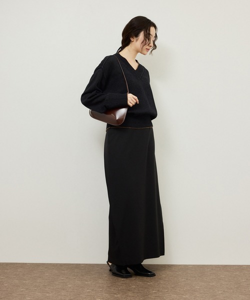 ADAM ET ROPE'（アダムエロペ）の「ドロストリーンスカート（スカート・レディース・ブラック/ブラウン・38/36）」の7枚目の写真