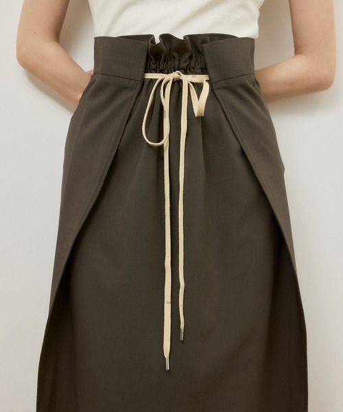 ADAM ET ROPE'（アダムエロペ）の「ドロストリーンスカート（スカート・レディース・ブラック/ブラウン・38/36）」の12枚目の写真