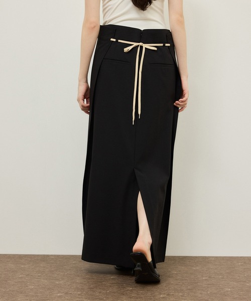 ADAM ET ROPE'（アダムエロペ）の「ドロストリーンスカート（スカート・レディース・ブラック/ブラウン・38/36）」の18枚目の写真