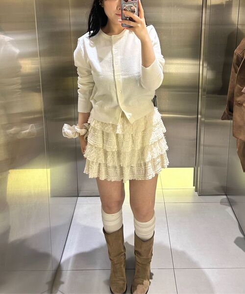 MUSINSA STANDARD WOMAN（ムシンサスタンダードウーマン）の「ウィメンズ ローライズプリーツミニスカート [ブラック]（スカート・レディース・その他・X-SMALL/SMALL/MEDIUM/LARGE）」の18枚目の写真