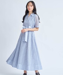 NOELA（ノエラ）の「コットンレースシャツワンピース（ワンピース）」