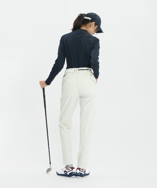 le coq sportif GOLF(ルコックスポルティフゴルフ)の「ロングパンツ(その他パンツ・レディース・ブラック/ベージュ/ネイビー/ホワイト・M/L/XL/3L/S)」の12枚目の写真