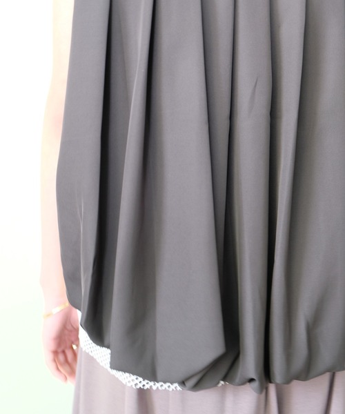 DOLLUPOOPS(ドールアップウップス)の「Gathered Balloon Vest(ギャザーバルーンベスト)(ベスト・レディース・ブラック/チャコール・FREE)」の19枚目の写真