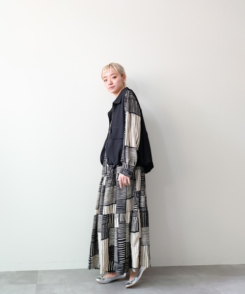 DOLLUPOOPS(ドールアップウップス)の「Gathered Balloon Vest(ギャザーバルーンベスト)(ベスト・レディース・ブラック/チャコール・FREE)」の7枚目の写真