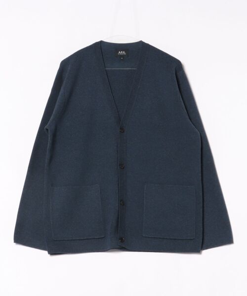 A.P.C.(アーペーセー)の「CARDIGAN GILLES RAYSSE(カーディガン/ボレロ・メンズ・ブラック/ブルー・S/M/L)」の2枚目の写真
