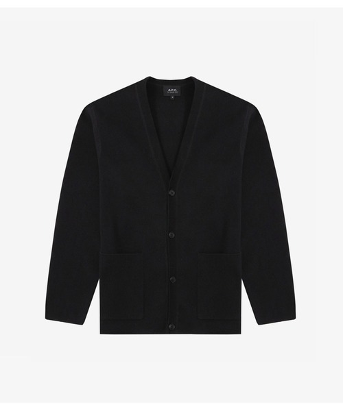 A.P.C.(アーペーセー)の「CARDIGAN GILLES RAYSSE(カーディガン/ボレロ・メンズ・ブラック/ブルー・S/M/L)」の1枚目の写真