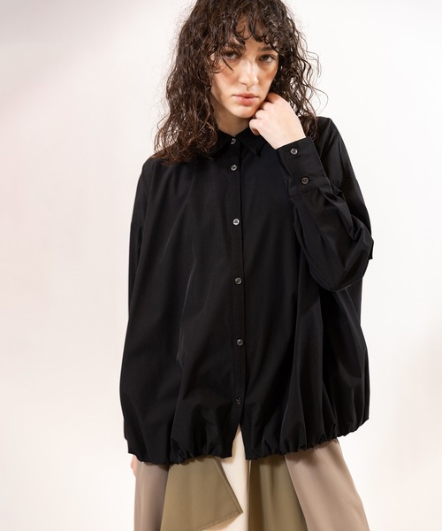 OSMOSIS(オズモーシス)の「バルーンブラウス(シャツ/ブラウス・レディース・ホワイト/ホワイト×ブラック/ブラック・ONE SIZE)」の7枚目の写真