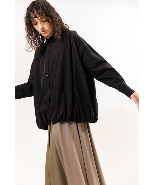 OSMOSIS(オズモーシス)の「バルーンブラウス(シャツ/ブラウス・レディース・ホワイト/ホワイト×ブラック/ブラック・ONE SIZE)」の8枚目の写真