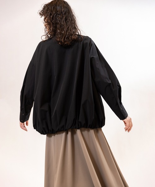 OSMOSIS(オズモーシス)の「バルーンブラウス(シャツ/ブラウス・レディース・ホワイト/ホワイト×ブラック/ブラック・ONE SIZE)」の9枚目の写真